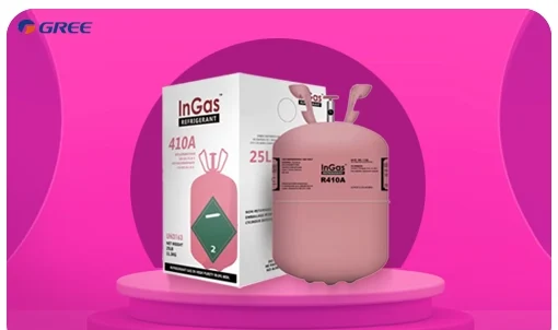 استفاده از گاز مبرد R410a